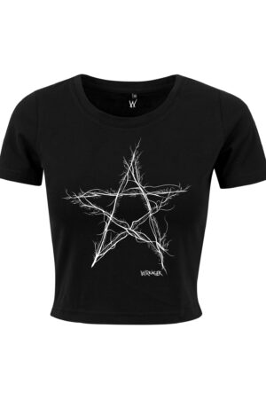 Cropped Tee "Ramified Pentagram"